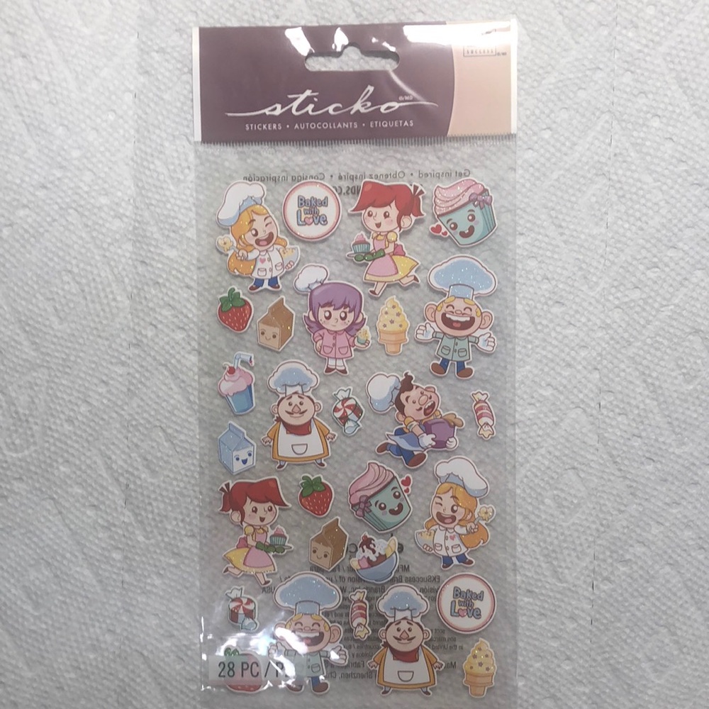 Sticko Baking Friends Stickers